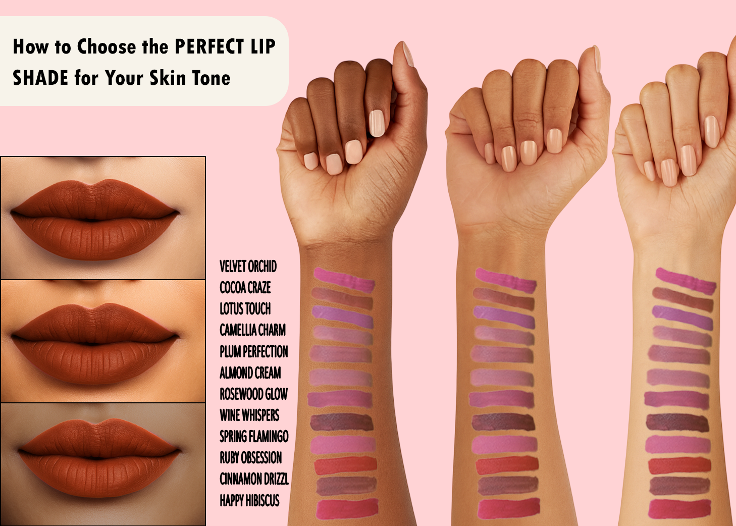How to Choose the Perfect Lip Shade for Your Skin Tone