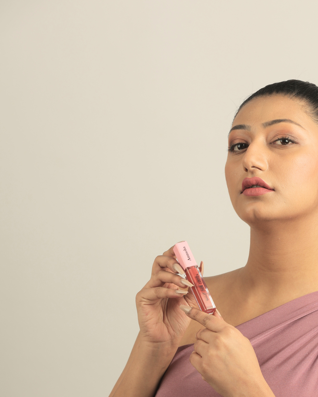 Ammoha Cosmetics Long-Lasting, Matte-Finished Liquid Lipstick (5ml) (Cocoa Craze)