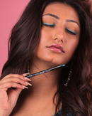 Ammoha Waterproof Kajal Pencil, Turquoise – Smudge-Proof KOHL with Almond Oil, Paraben-Free, with Sharpener