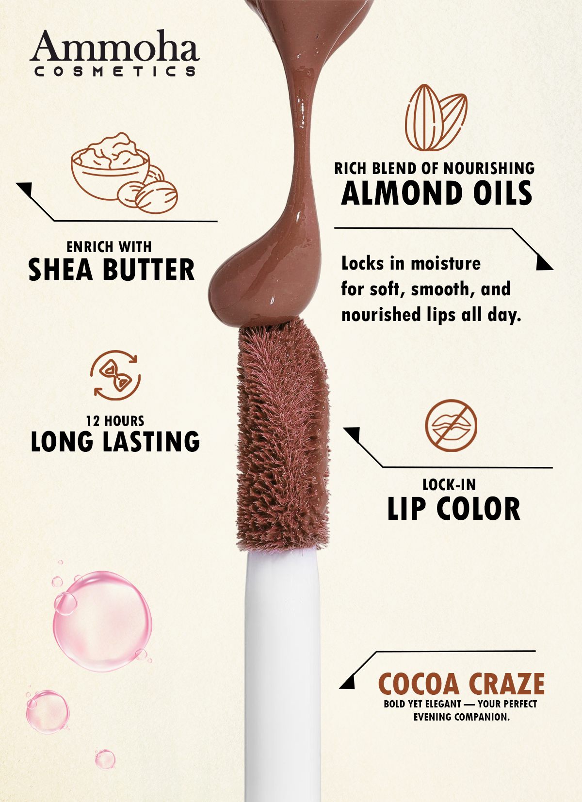 Siren Silk matte liquid lipstick (Cocoa Craze)