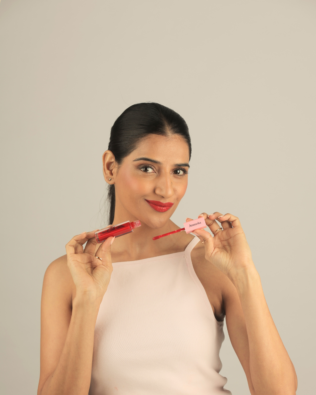 Ammoha Cosmetics Long-Lasting, Matte-Finished Liquid Lipstick (5ml) (Ruby Obsession)
