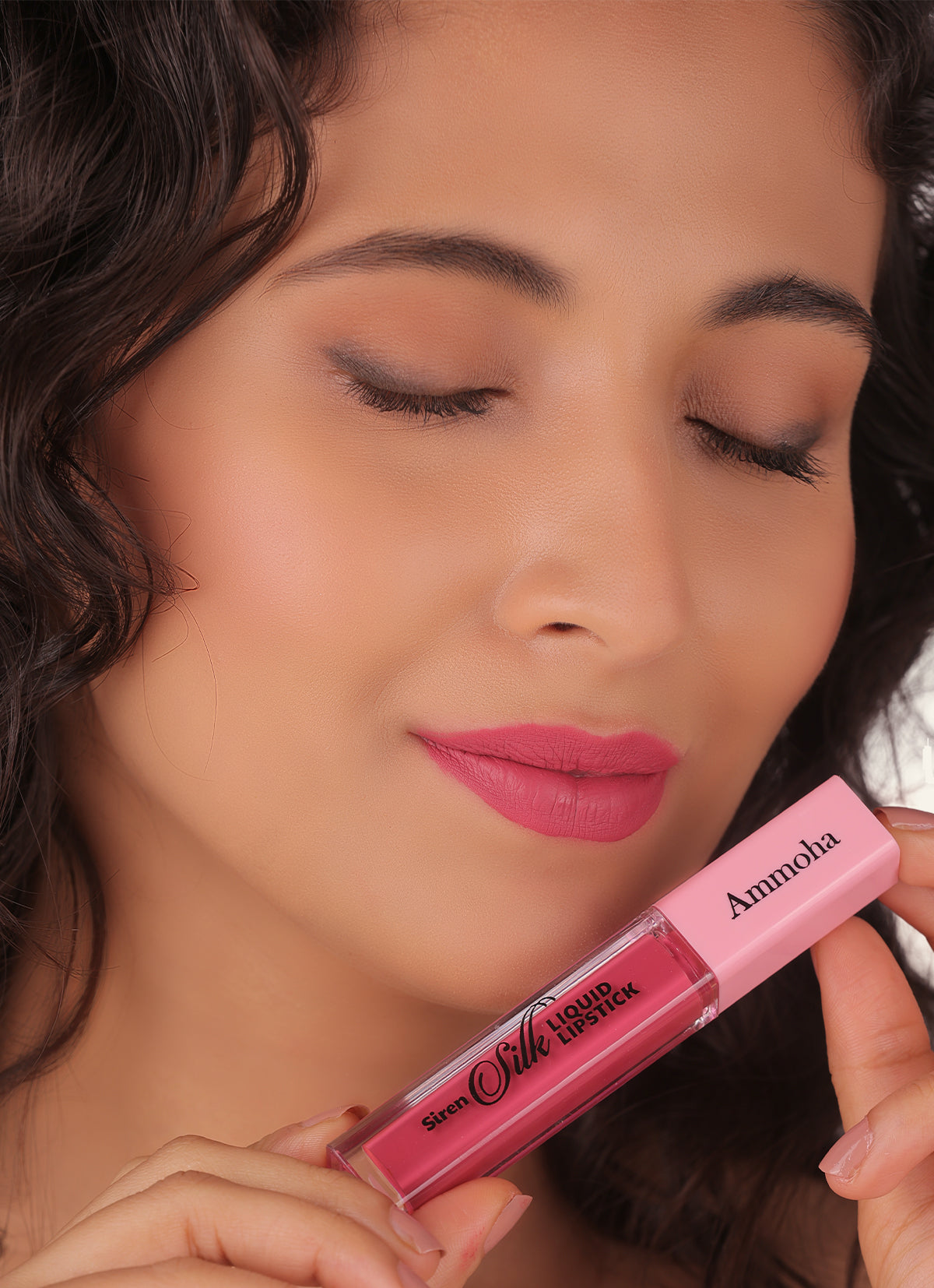 Siren Silk matte liquid lipstick (Rosewood Glow)