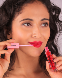 Ammoha Cosmetics Long-Lasting, Matte-Finished Liquid Lipstick (5ml) (Happy Hibiscus)