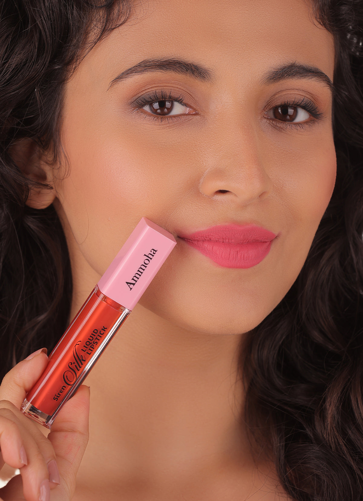 Siren Silk matte liquid lipstick (Spring Flamingo)