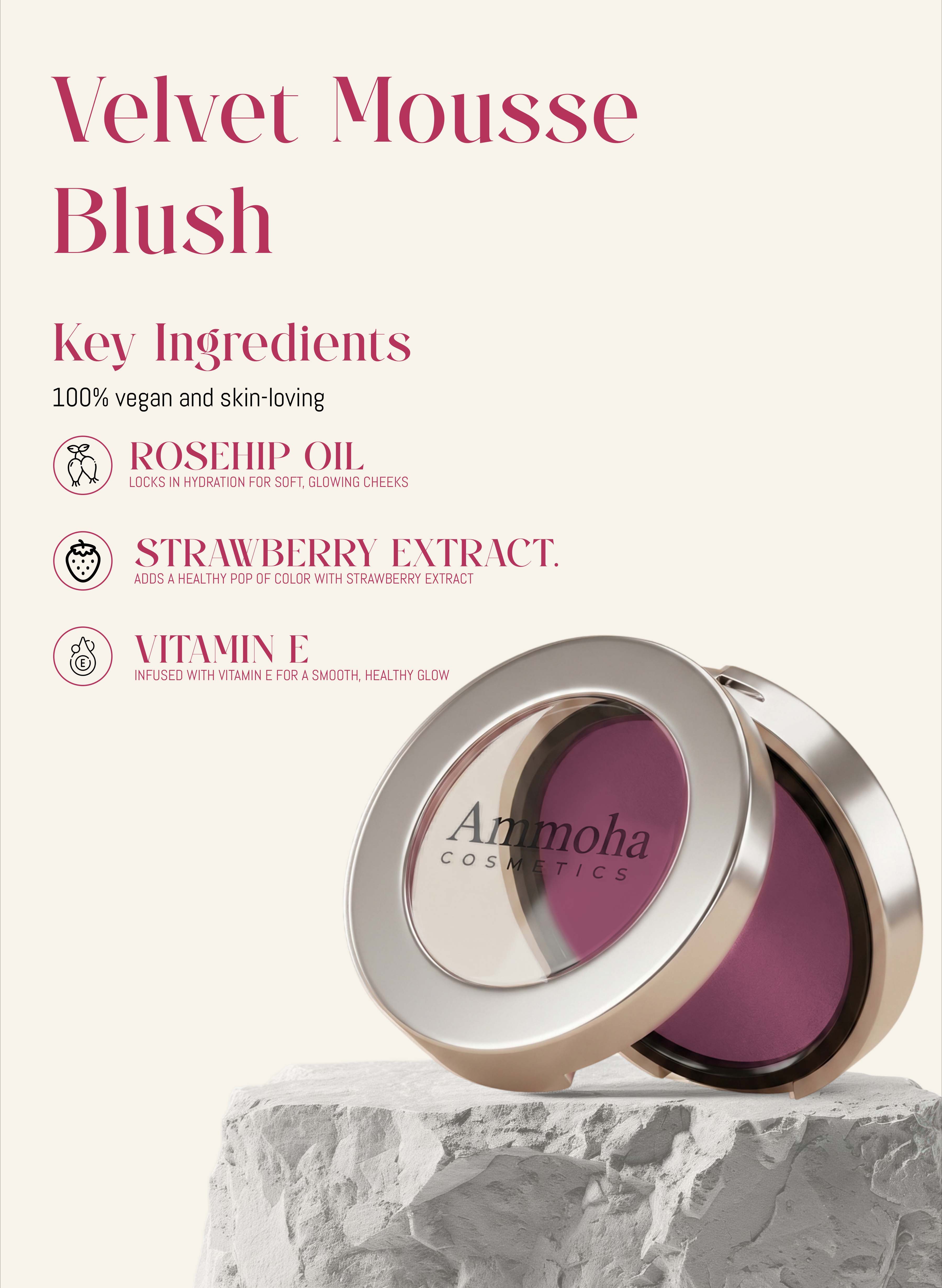 velvet mousse blush Purple cloud