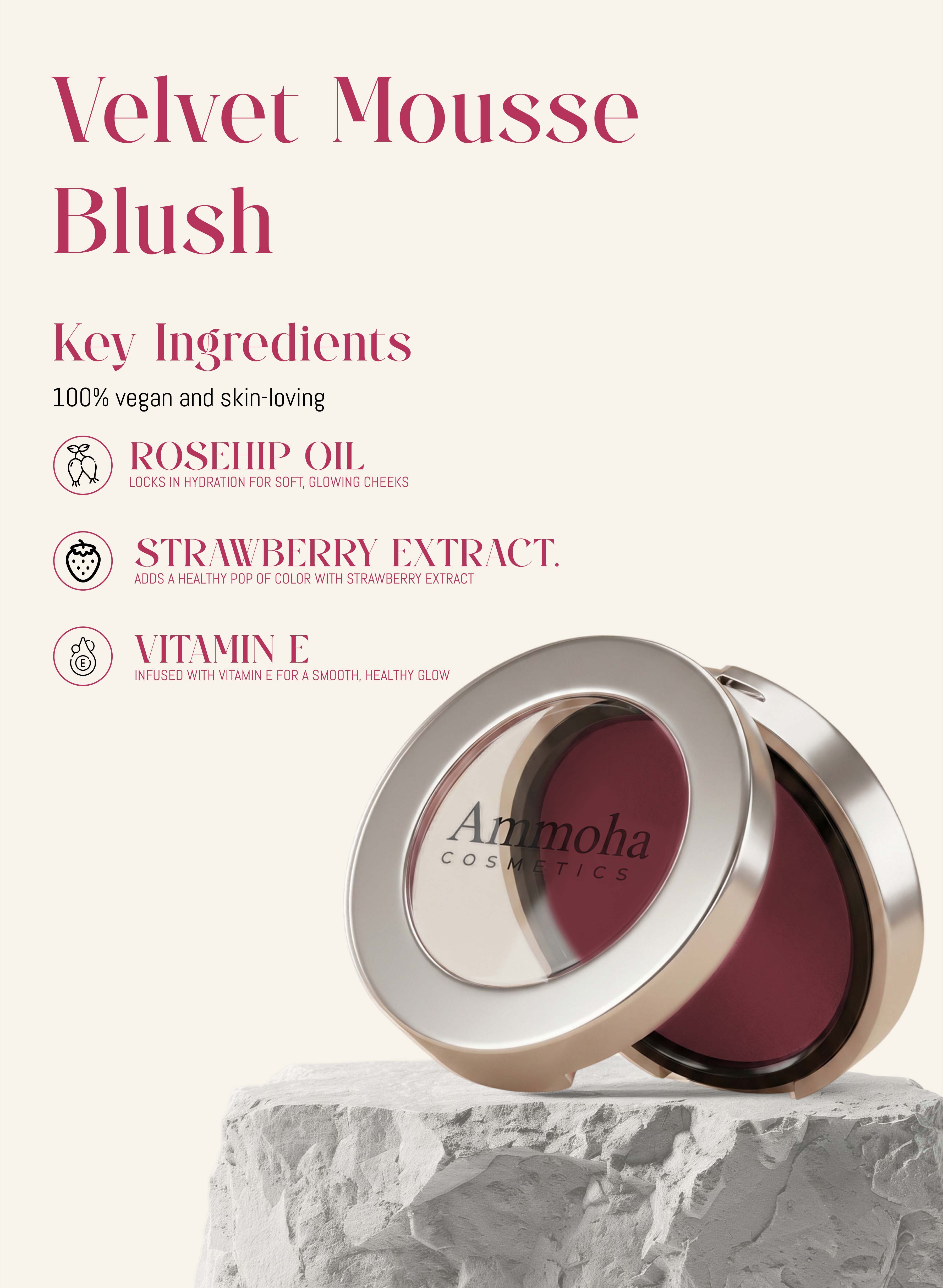 velvet mousse blush cheek Brick