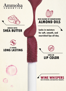 Siren Silk matte liquid lipstick (Wine Whispers)