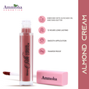 Ammoha Cosmetics Long-Lasting, Matte-Finished Liquid Lipstick (5ml) (Almond Cream)