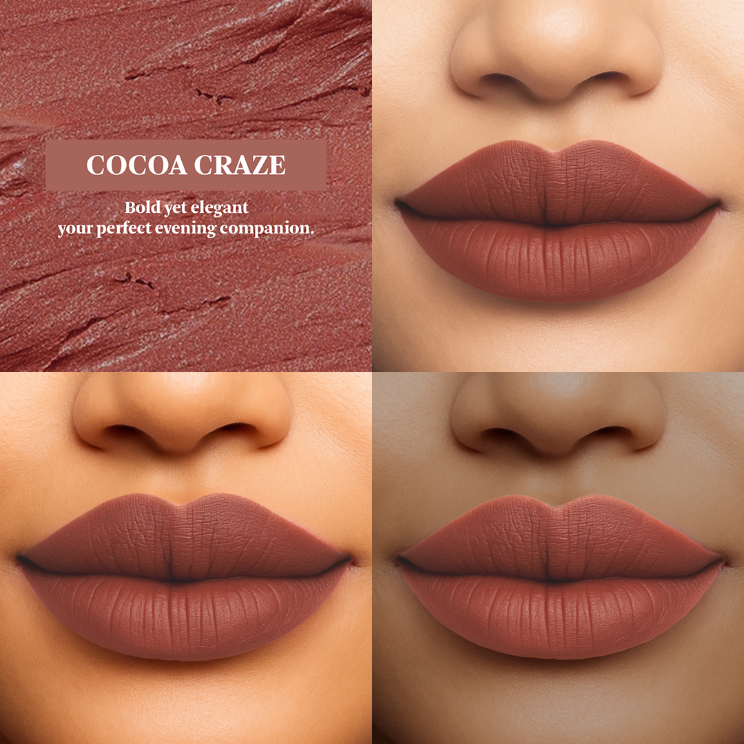 Siren Silk matte liquid lipstick (Cocoa Craze)