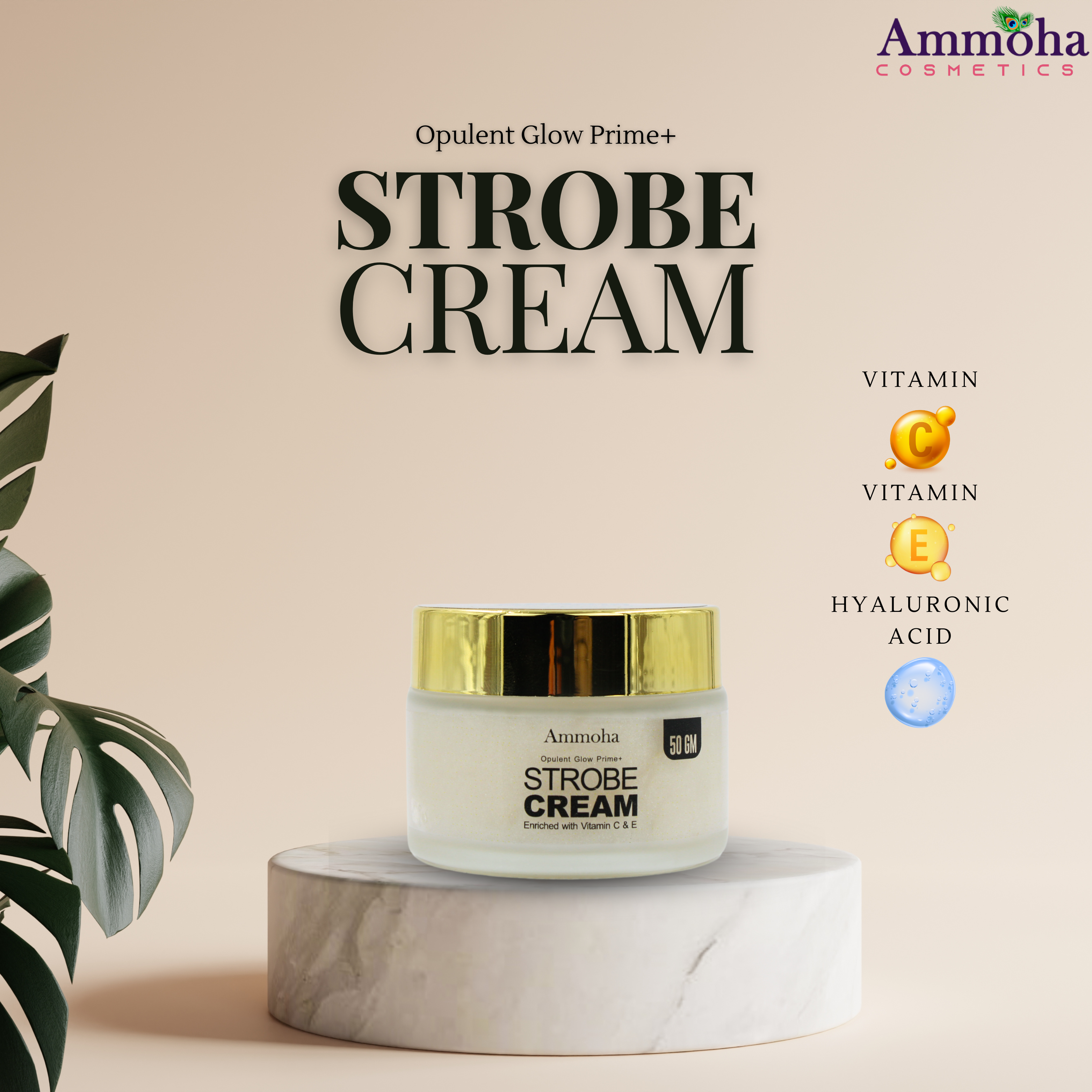 Strobe Cream with Enhanced Vitamin C & E