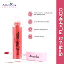 Ammoha Cosmetics Long-Lasting, Matte-Finished Liquid Lipstick (5ml) (Spring Flamingo)