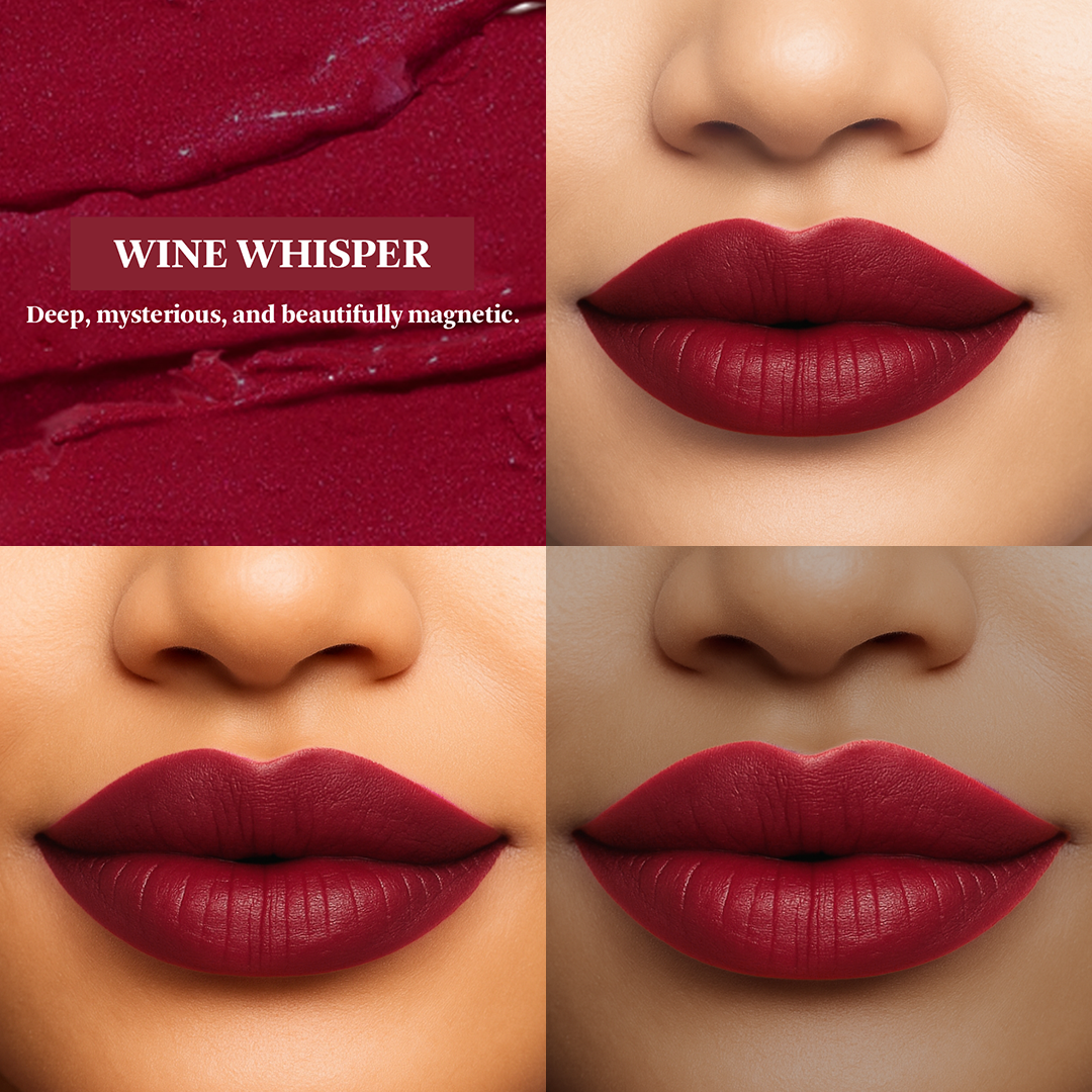 Siren Silk matte liquid lipstick (Wine Whispers)