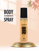 Ammoha Cosmetics Golden Body Shimmer Spray with aloe vera extract (100 ml)