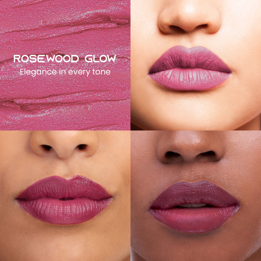 Rosewood Glow – Siren Silk Liquid Lipstick
